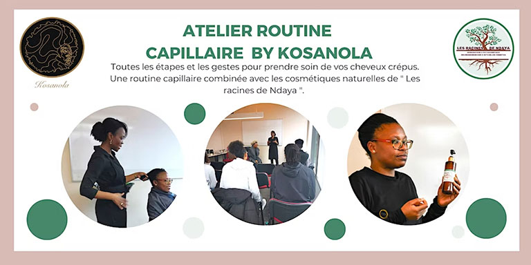 Atelier routine capillaire